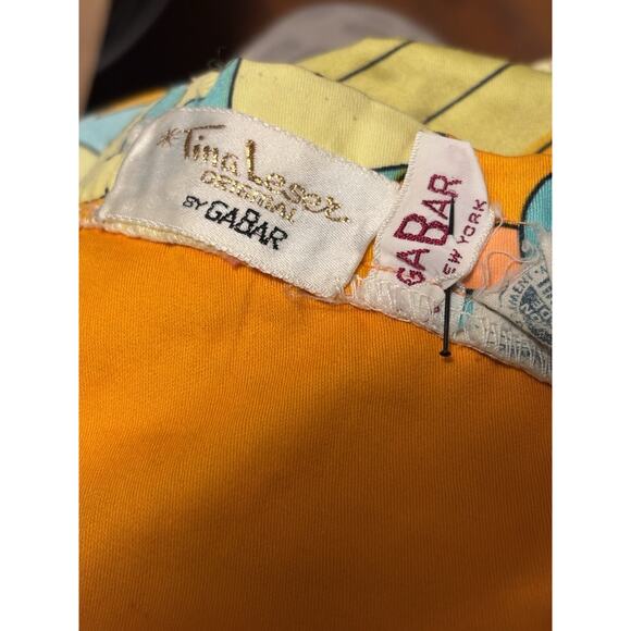 Vintage TINA LESER ORIGINAL BY GABAR One Shoulder SWIMSUIT - Picture 2 of 7